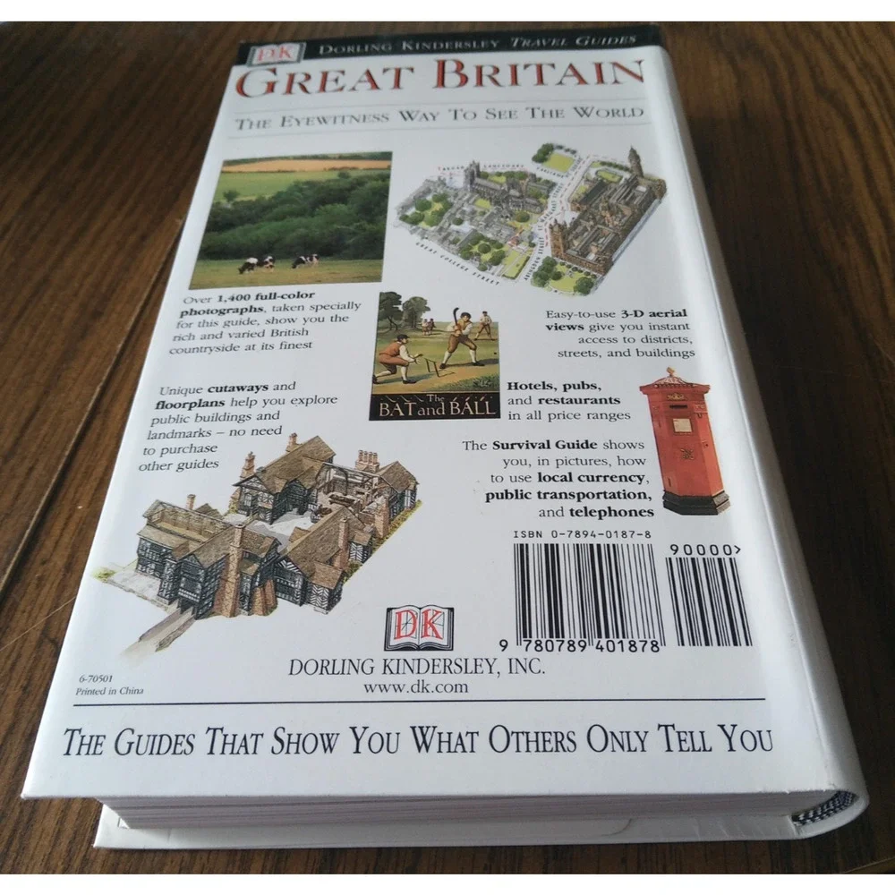 Great Britain Dorling Kindersley Travel Guide 2001